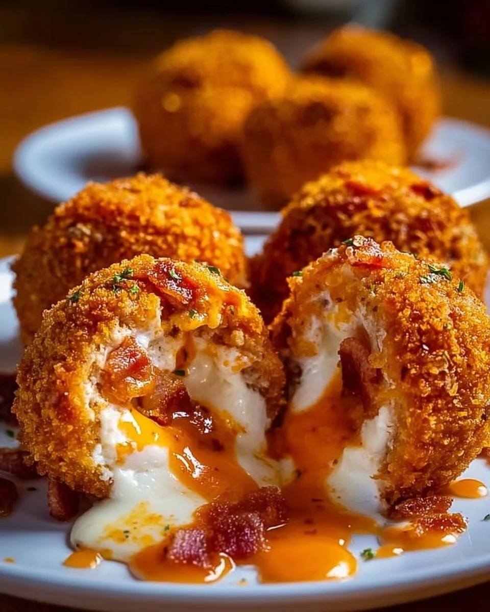 Buffalo Chicken Bacon Mozzarella Bombs for Game Day Bliss