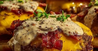 Delicious Crack Burgers served with fresh toppings and crispy fries