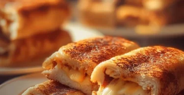 Crispy Cheesy Roll Ups served on a plate, showcasing their golden texture