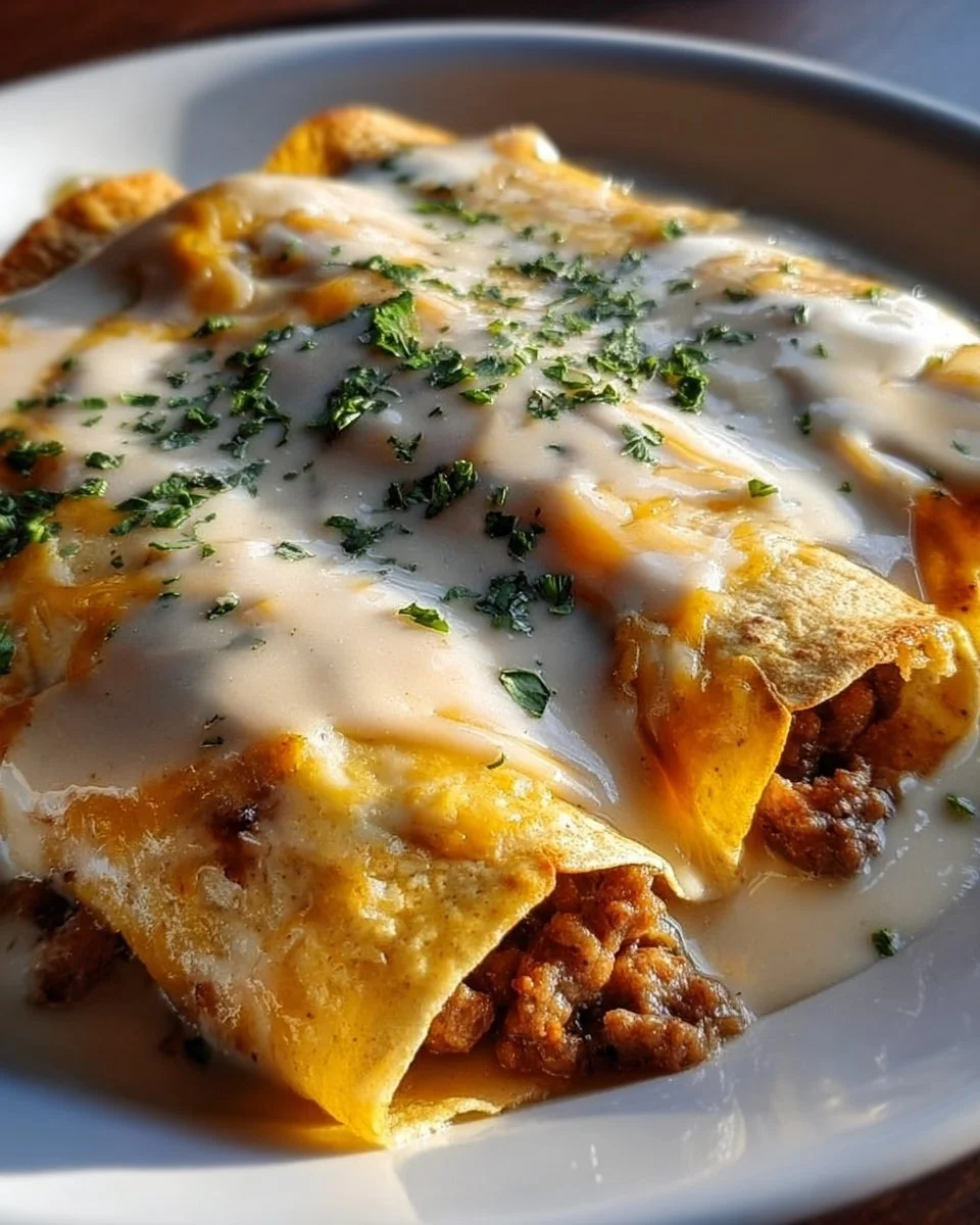 Delicious Breakfast Enchiladas with Sausage Gravy Made Easy