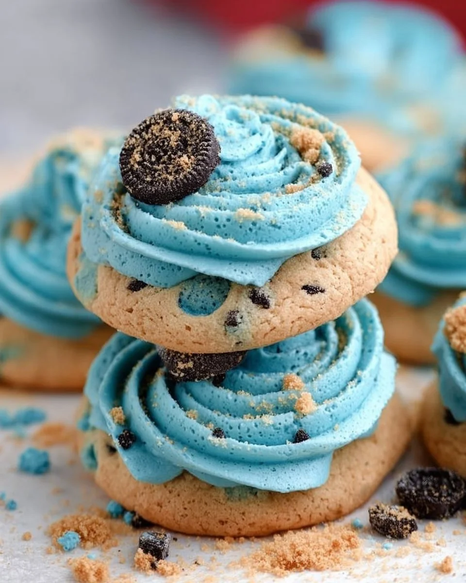 Delicious Crumbl Blue Monster Cookie Recipe
