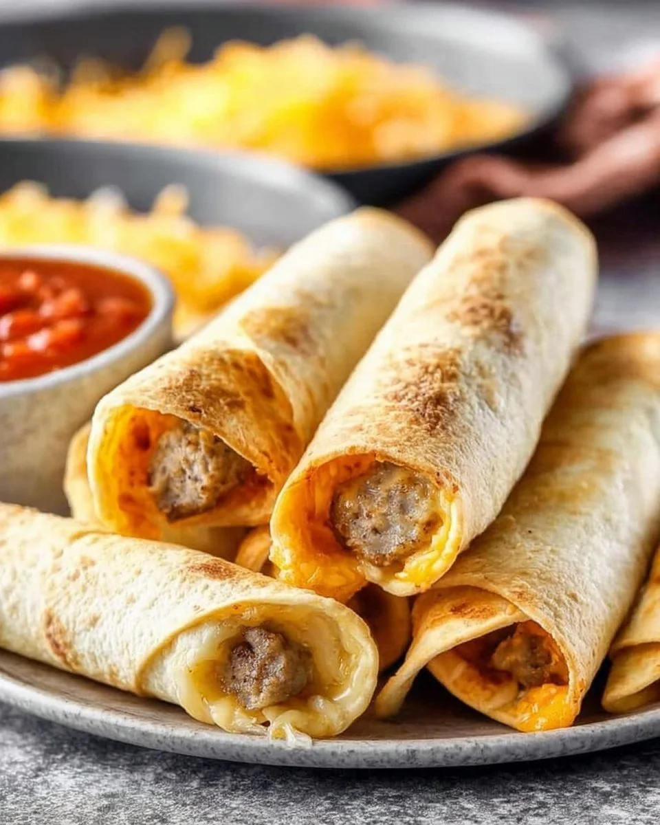 Easy Breakfast Taquitos