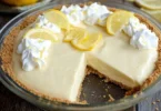 Delicious easy lemon cream pie with a smooth filling and whipped cream topping