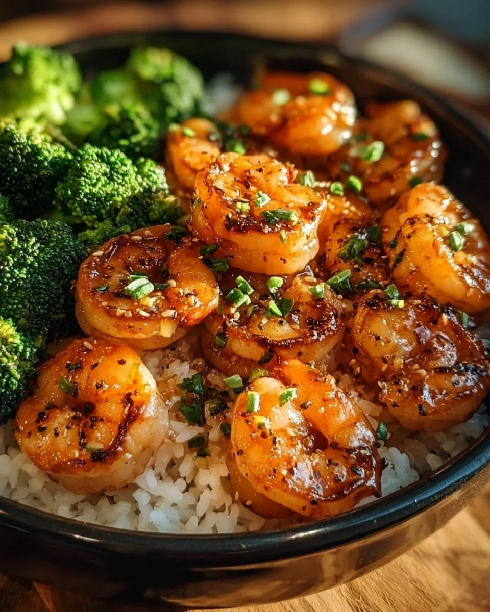 Honey Garlic Shrimp Bowls: A Quick Dinner Delight!