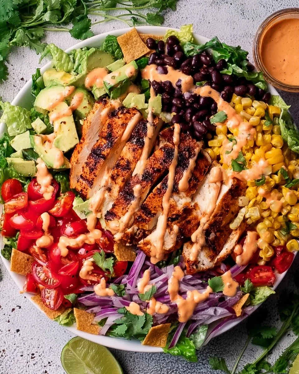 Southwest Avocado Chicken Salad with fresh ingredients and vibrant flavors